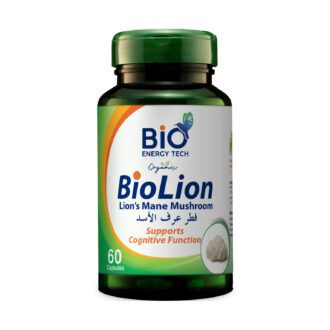BioLion -منتج خلاصة فطر عرف الأسد العضوي