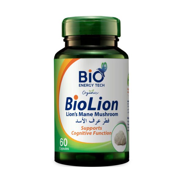BioLion -منتج خلاصة فطر عرف الأسد العضوي