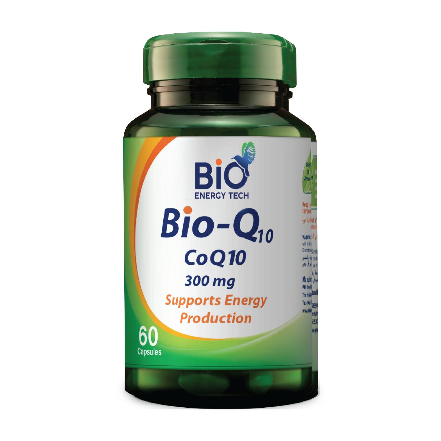 Bio-Q10 Coenzyme Q10 300 mg | Energy & Heart Support | 60 Capsules | Halal Certified 1 - BioEnergyTech - Qatar Bio-Q10 Coenzyme Q10 300 mg | Energy & Heart Support | 60 Capsules | Halal Certified